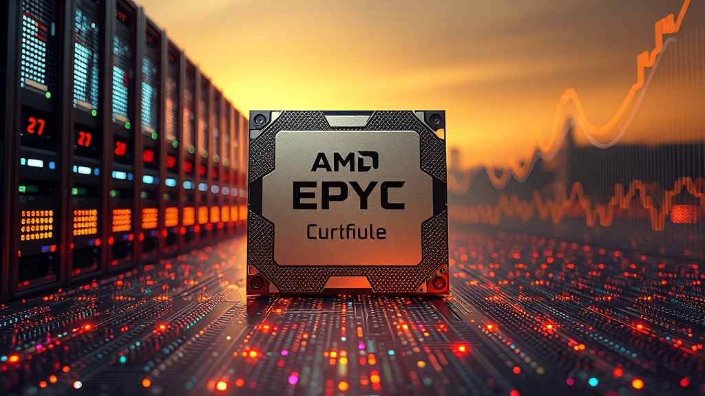 데이터센터 사업부 성장 동력 분석 (realistic 스타일)