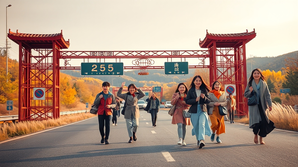 추석 연휴 통행료 면제 요약 (realistic 스타일)