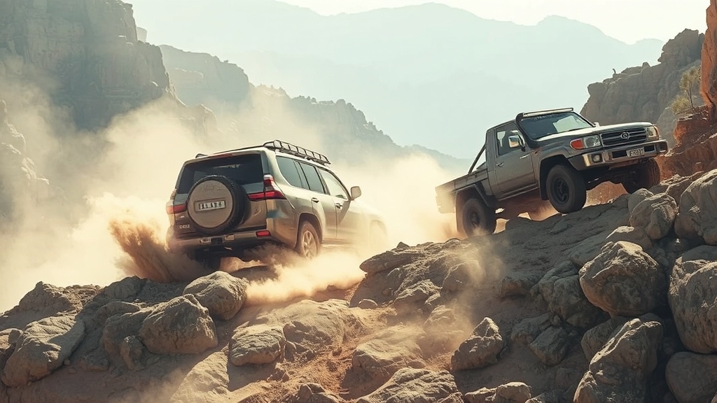 오프로드 기능 심층 분석 비교 (watercolor 스타일)