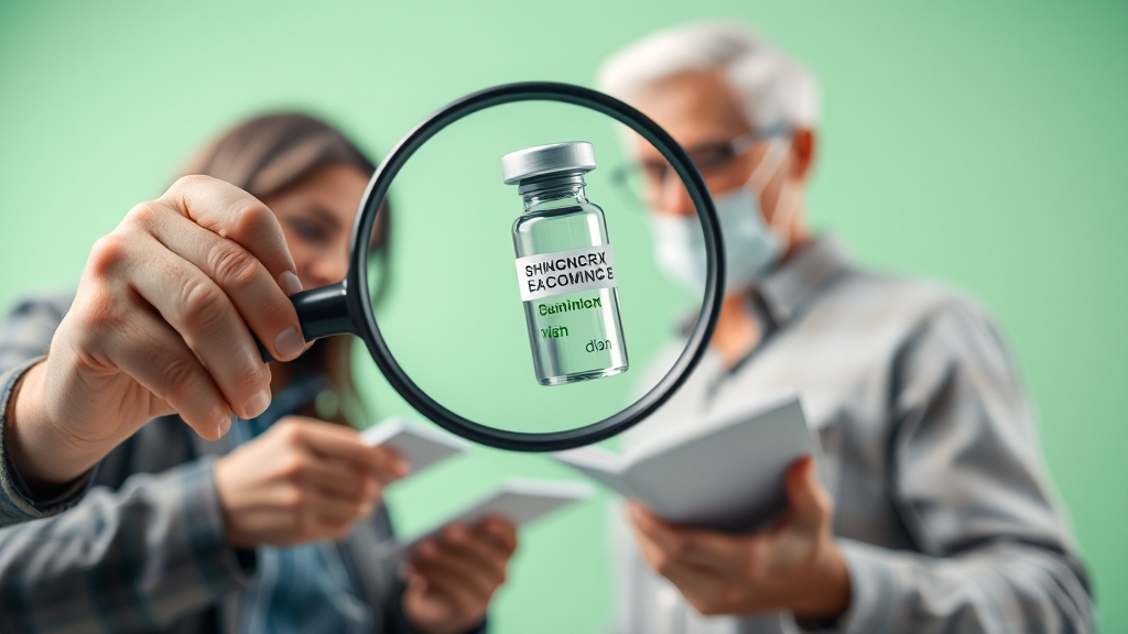 싱그릭스 접종 비용 및 합리적 가격 비교 (realistic 스타일)