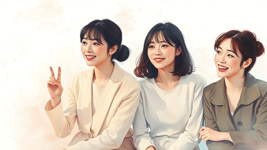 주요 등장인물은? (watercolor 스타일)