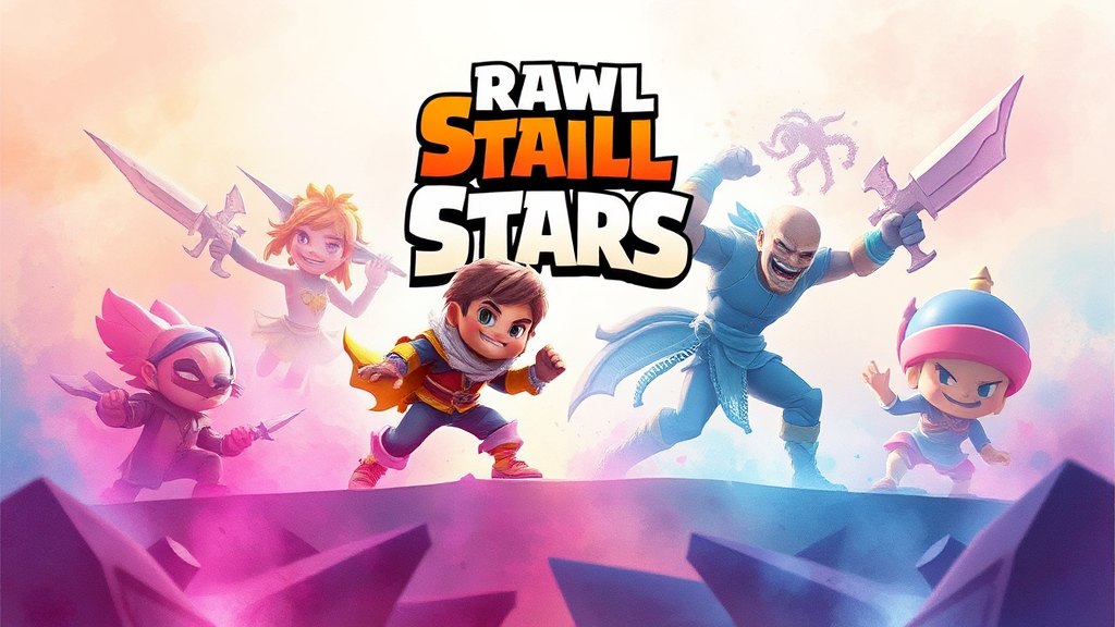 최신 브롤스타즈 캐릭터 분석 (watercolor 스타일)