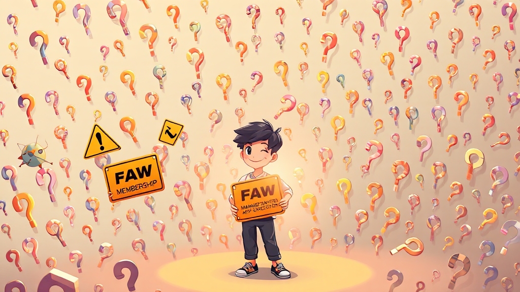 FAQ: 궁금증 해결! (illustration 스타일)