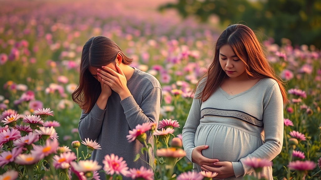 구절초 섭취 시 주의사항 (realistic 스타일)