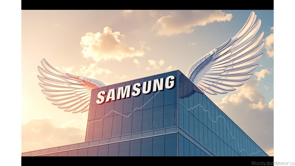 삼성전자, 주가 왜 올랐을까? (realistic 스타일)