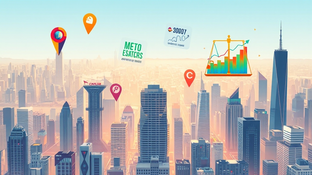 시세에 영향을 주는 핵심 요인들 (illustration 스타일)