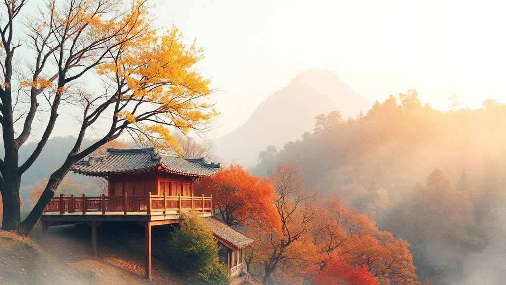 주변 관광 명소 (watercolor 스타일)