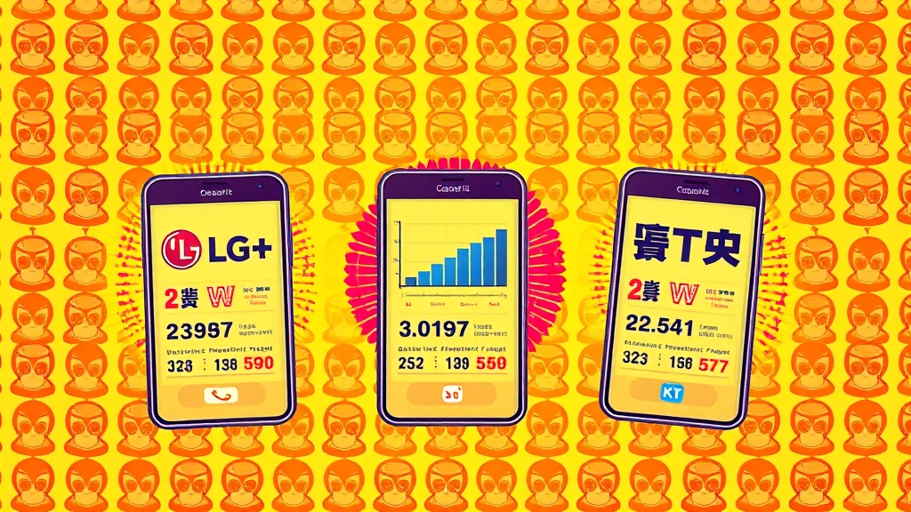 알뜰폰 통신사, 어디가 좋을까? (popart 스타일)