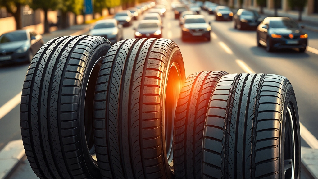 미쉐린 타이어 구매 가이드 (realistic 스타일)