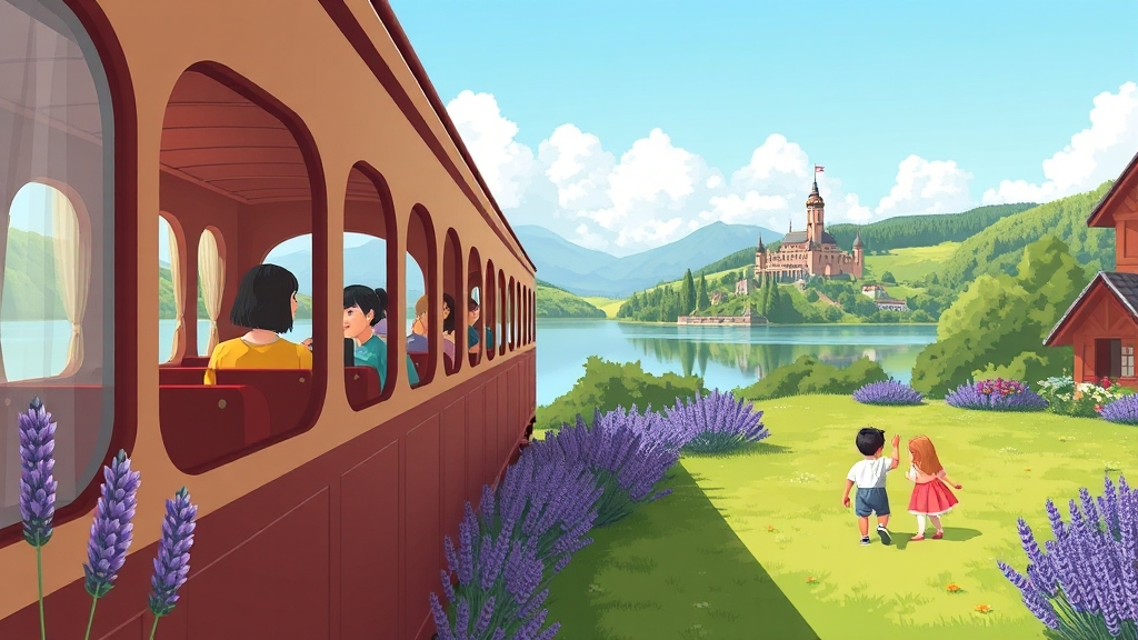 주요 시설 & 즐길 거리 (illustration 스타일)