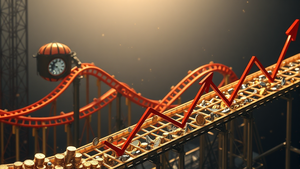 금, 은 시장 동향 분석 (realistic 스타일)