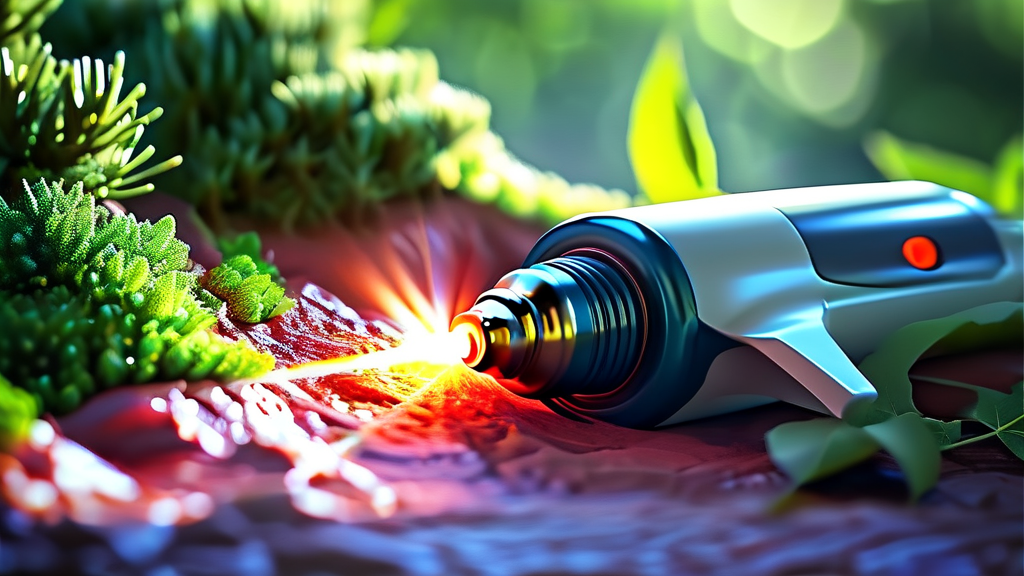 곤지름 치료: 레이저 시술의 모든 것 (realistic 스타일)