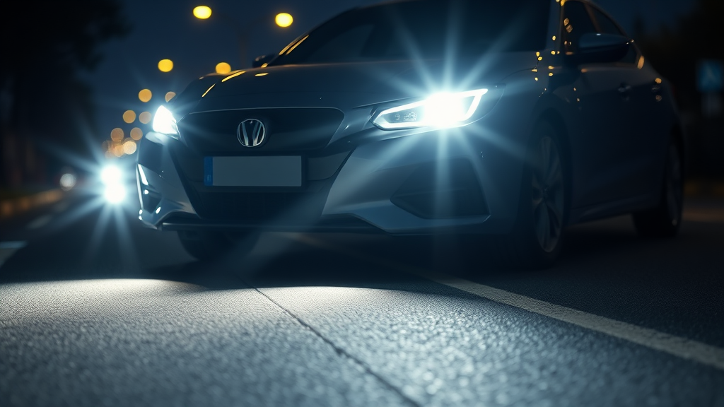 LED 하향등, 현명한 선택 기준은? (realistic 스타일)