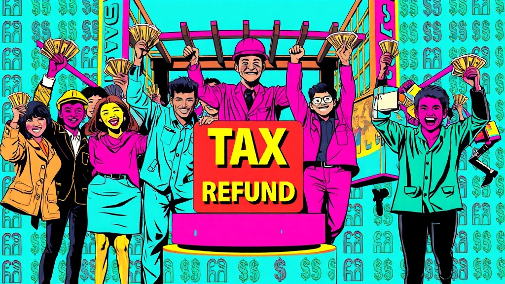 누가 환급받을 수 있나? (popart 스타일)