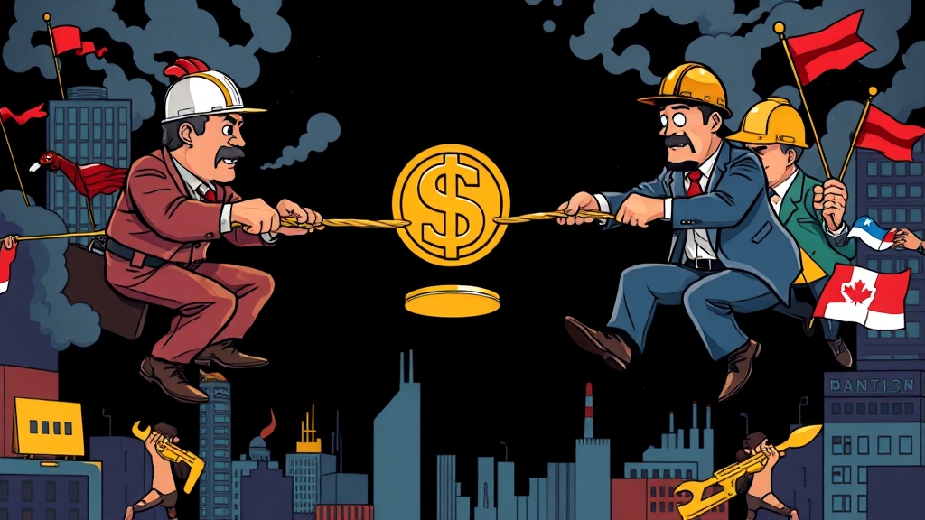 노동계 vs 경영계, 입장 차이는? (cartoon 스타일)