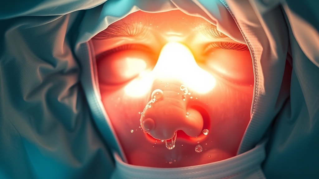 부비동암 치료 및 관리 (realistic 스타일)