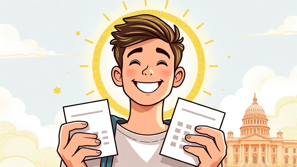 정부 기여금 및 혜택 (illustration 스타일)