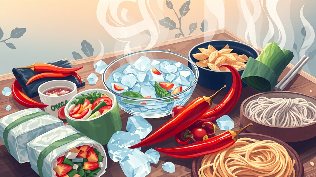 오이지 활용 레시피 모음 (illustration 스타일)