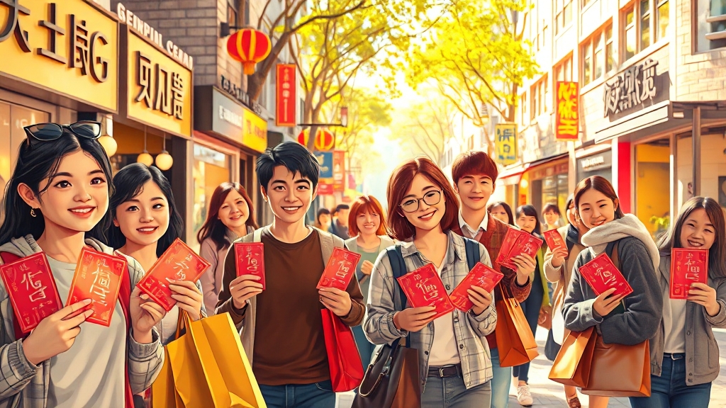 지역별 소비쿠폰 활용 꿀팁 (양산 등) (realistic 스타일)