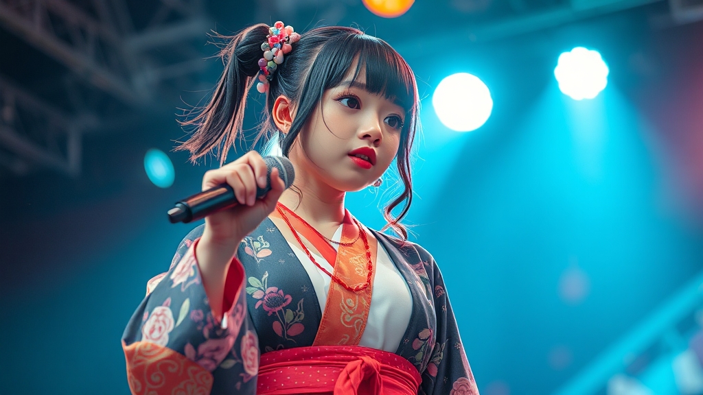 한일 합작 의미 (realistic 스타일)