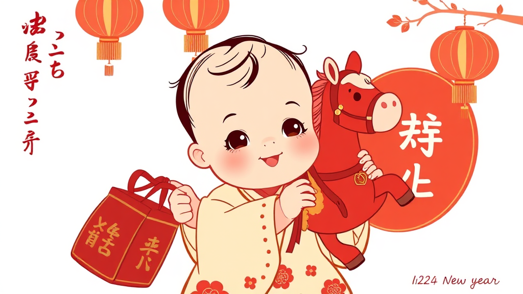 챗GPT 활용 연하장 제작 팁 (illustration 스타일)