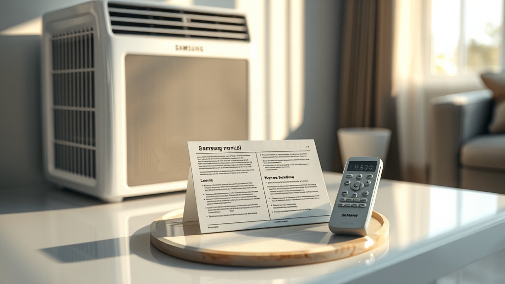 삼성 에어컨 초기화 방법 (연도별) (realistic 스타일)