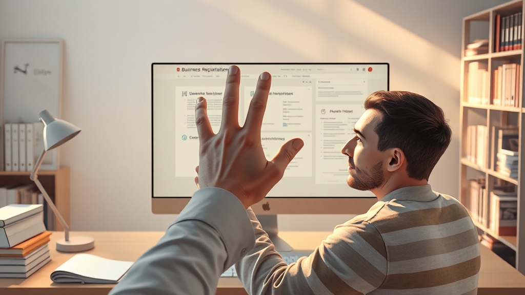 홈택스에서 어떻게 신청하나요? (realistic 스타일)