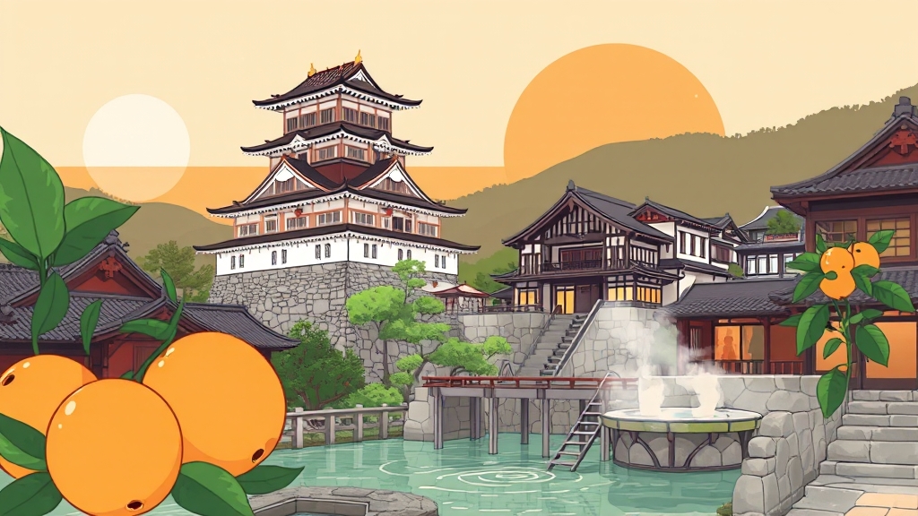 2박 3일 추천 코스 (illustration 스타일)