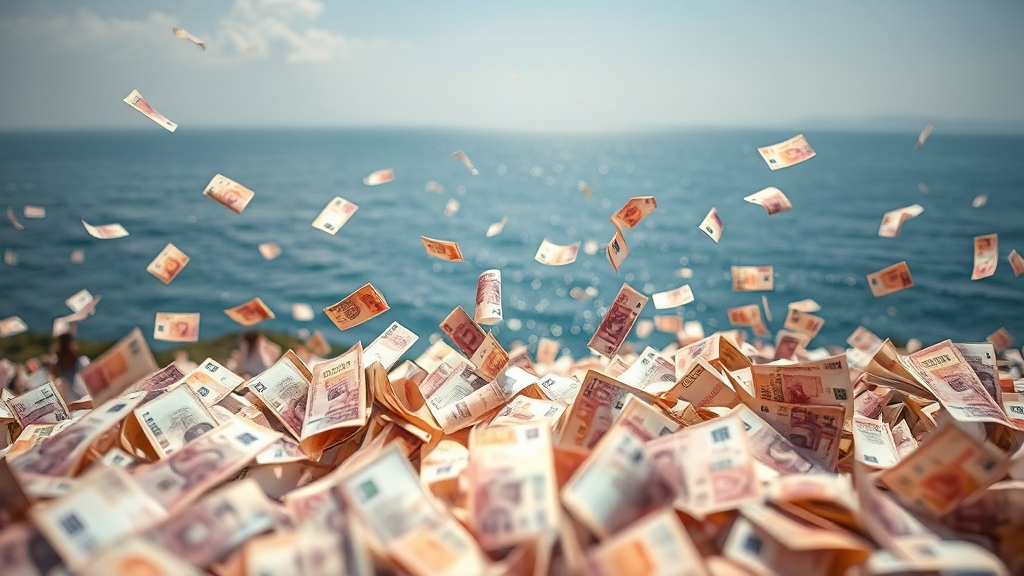 남해군 재정 및 지원 정책 (realistic 스타일)