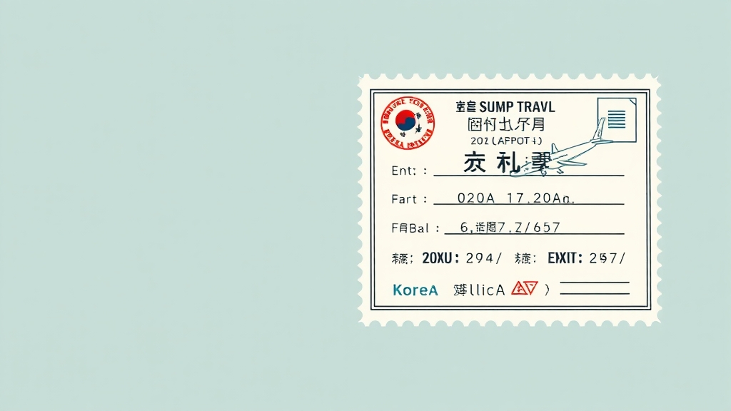 출입국 사실증명서란? (illustration 스타일)
