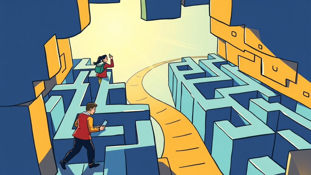 전문가 도움받기, 지름길 (cartoon 스타일)