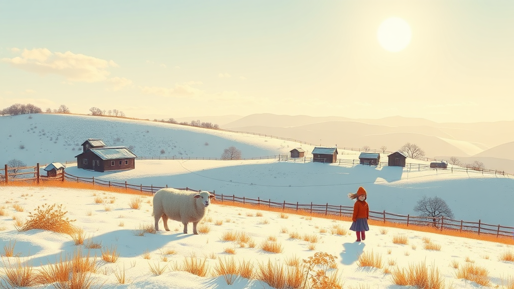 겨울에만 가능한 특별한 경험 (illustration 스타일)