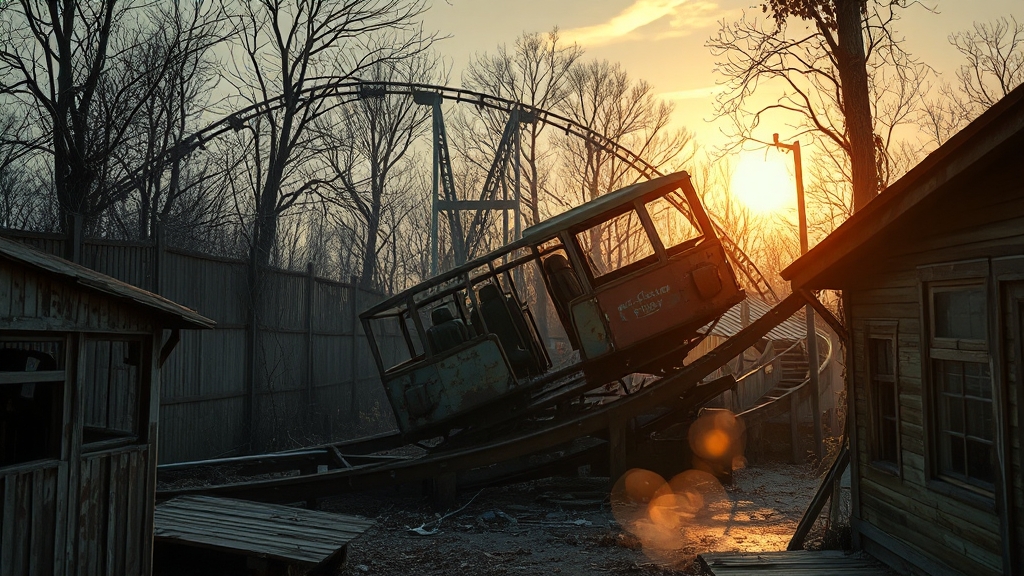 독점 운영의 문제점 (realistic 스타일)