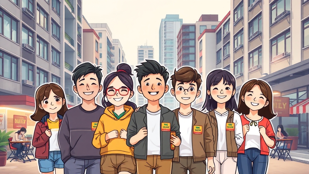 지원 대상 및 자격 조건 (cartoon 스타일)