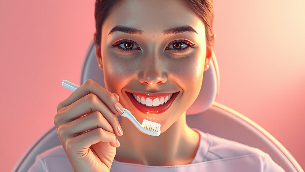 올바른 양치질 가이드 (illustration 스타일)