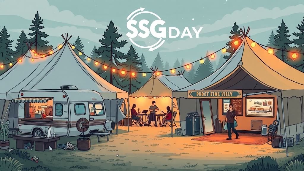 오프라인 이벤트 & 숨겨진 혜택 (illustration 스타일)