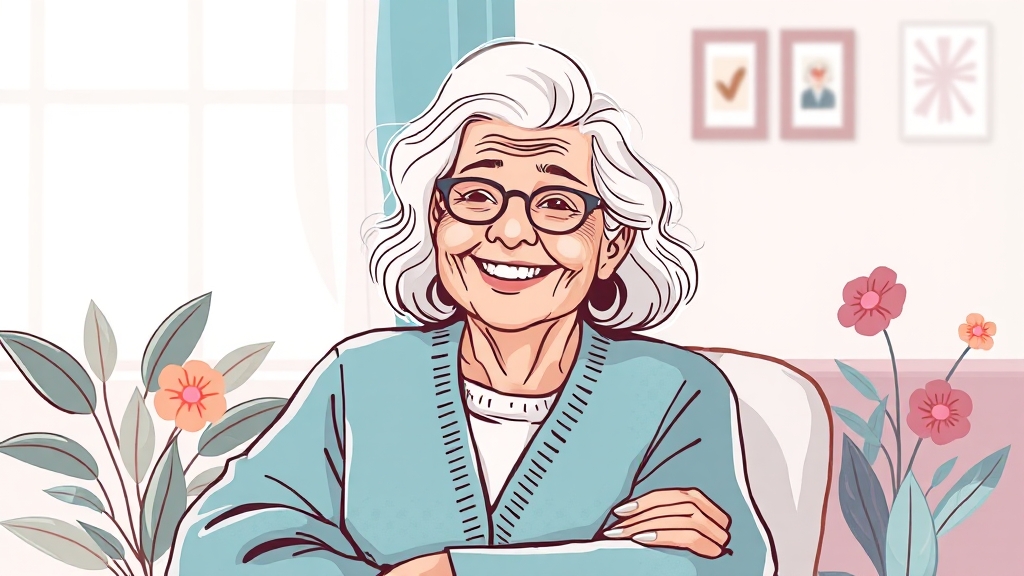 재가복지센터 창업 (illustration 스타일)