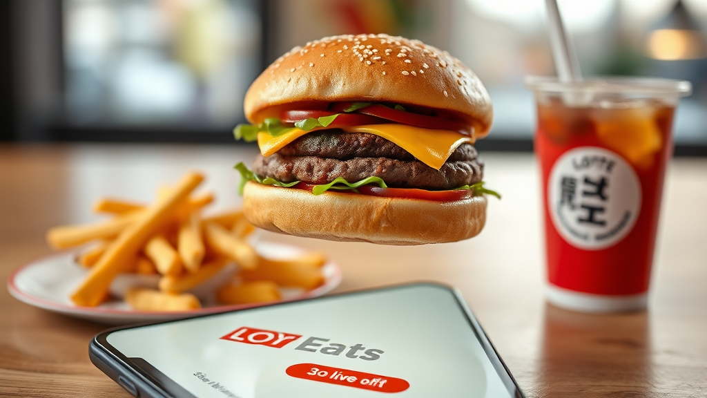 30분 배달 할인 조건 (realistic 스타일)