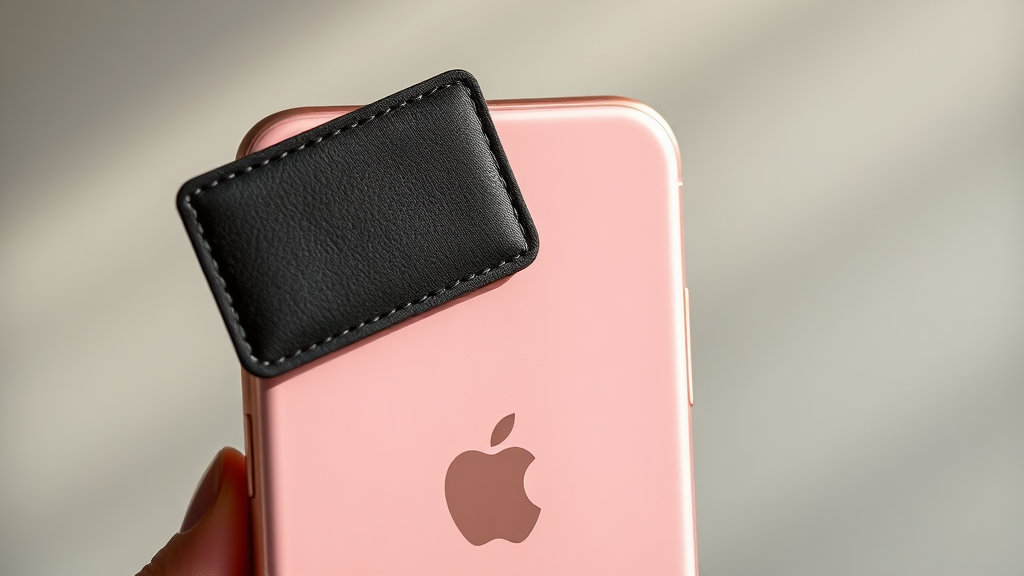 아이폰 17e를 위한 필수 맥세이프 카드 지갑 (realistic 스타일)