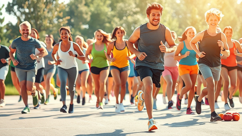 운동의 효과 (realistic 스타일)