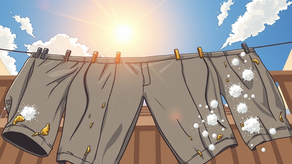 옷 쉰내, 왜 나는 걸까? (cartoon 스타일)
