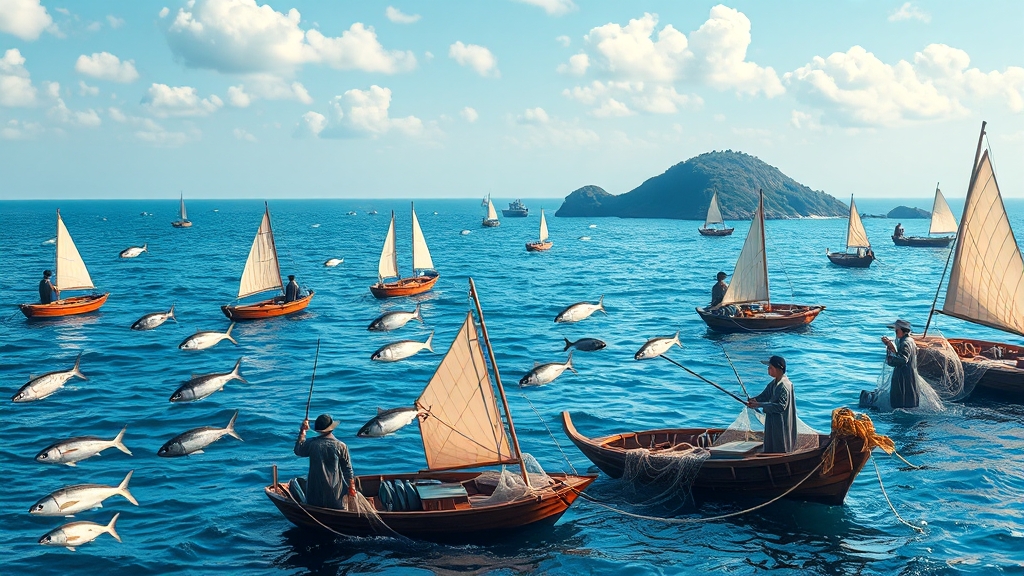 지역별 바다낚시 명소 & 추천 어종 (realistic 스타일)