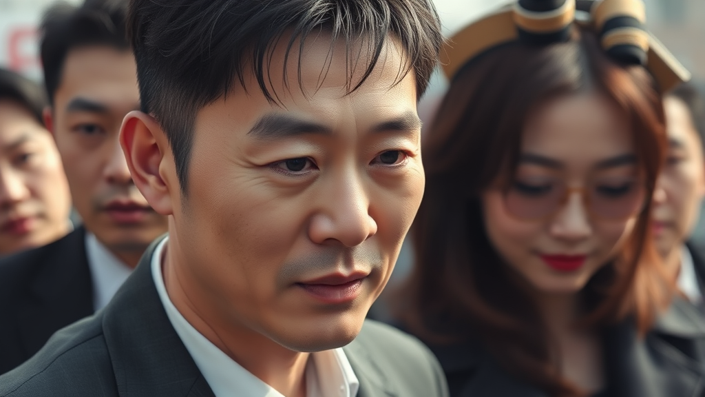 과거 이력과 현재 상황: 동호의 활동과 논란 (realistic 스타일)