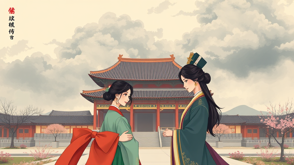 주변 인물 & 조연 라인업 (illustration 스타일)