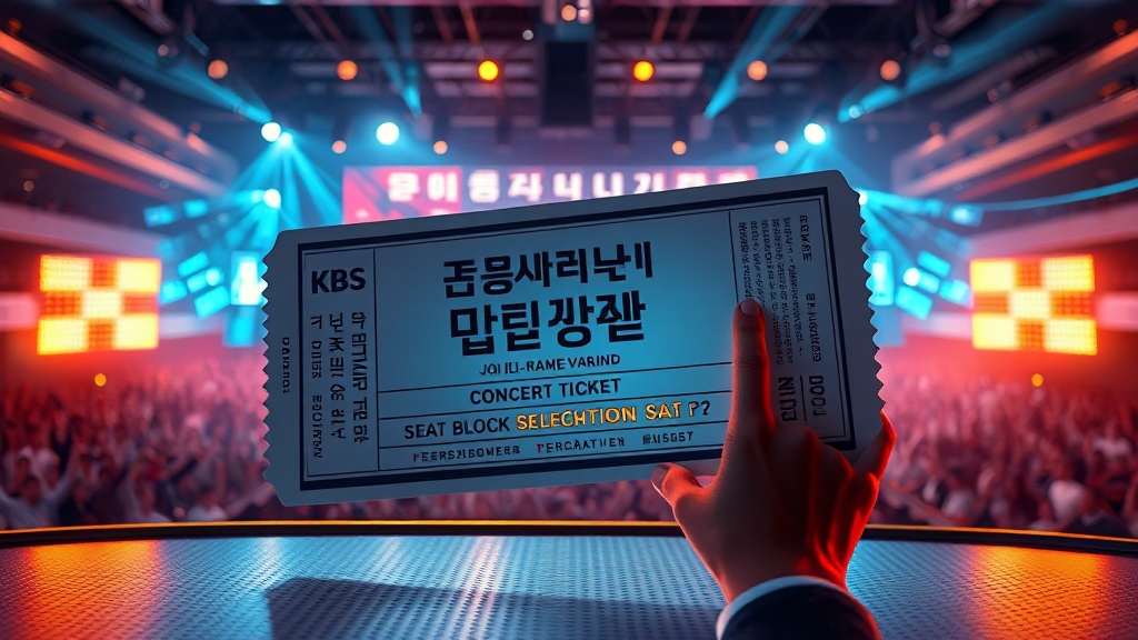 티켓 예매 방법 완벽 가이드 (illustration 스타일)