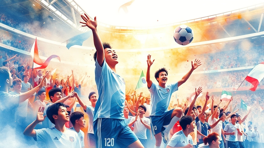 2026 월드컵 조추첨 (watercolor 스타일)