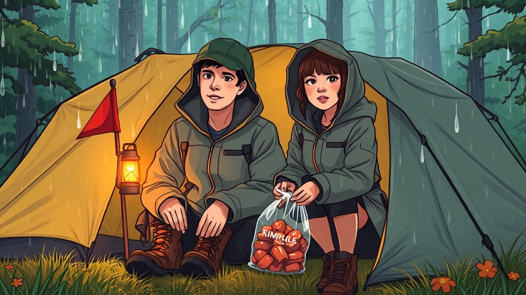 안전 수칙 및 꿀팁 (illustration 스타일)