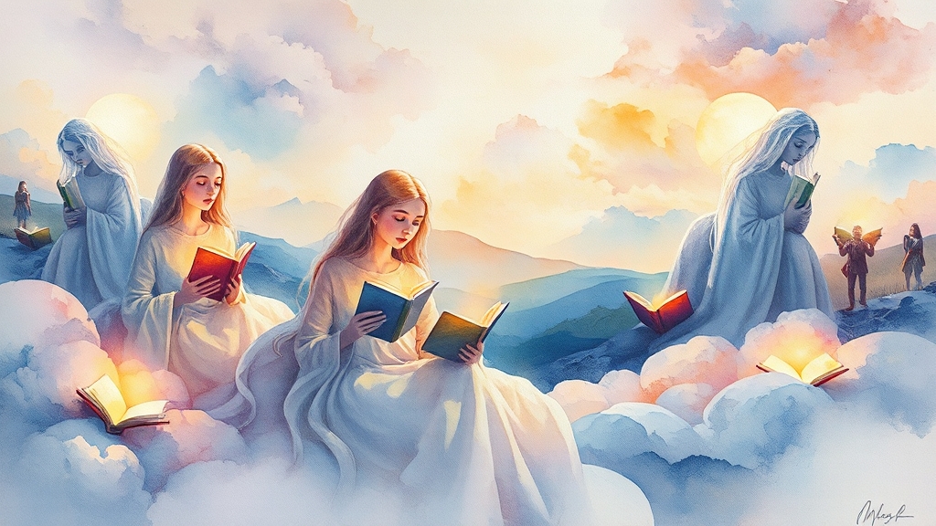 꿈 해몽 시 고려사항 (watercolor 스타일)