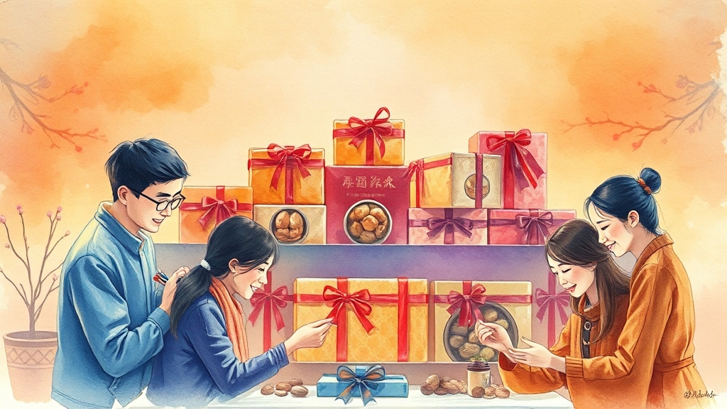 실속과 가성비 선물 (watercolor 스타일)