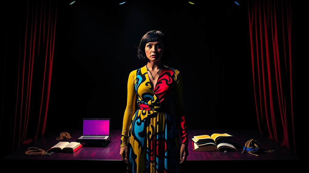 현대 사회에 던지는 메시지 (popart 스타일)